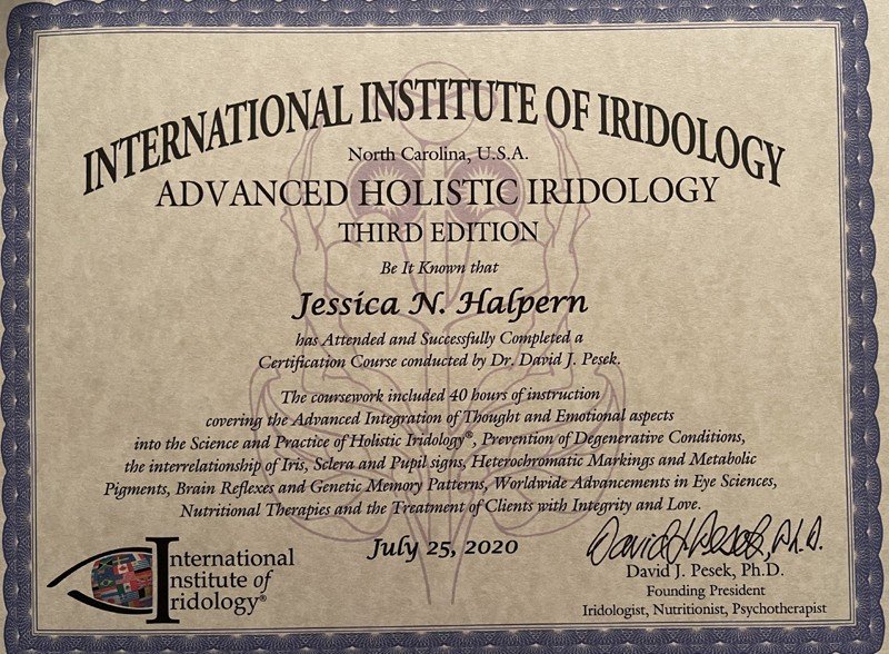 Certificacao em Iridologia 6