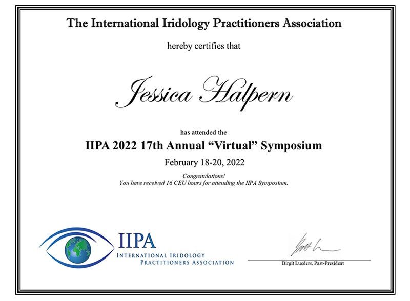 Certificacao em Iridologia 7